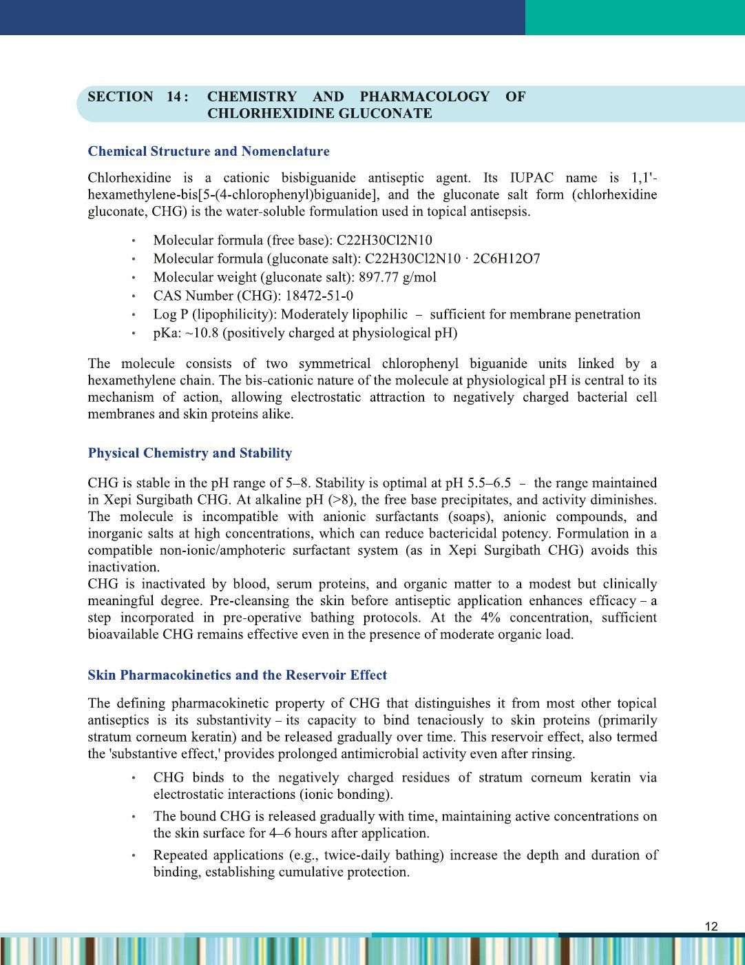 XEPI Surgibath CHG monograph - page 15