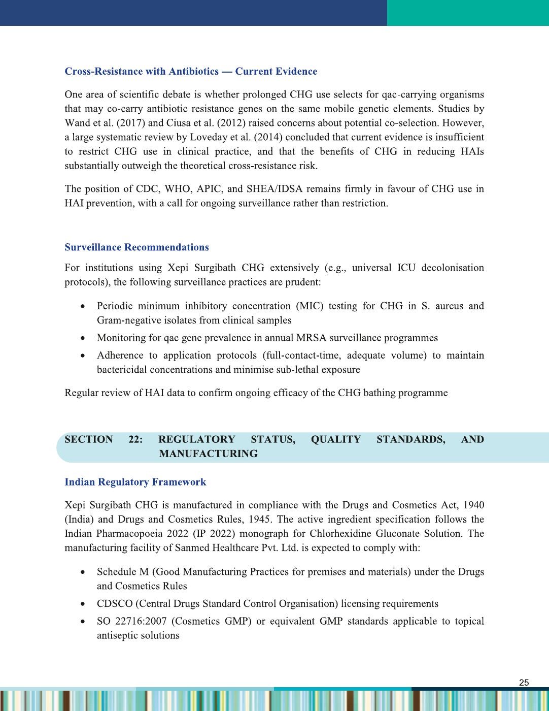 XEPI Surgibath CHG monograph - page 28