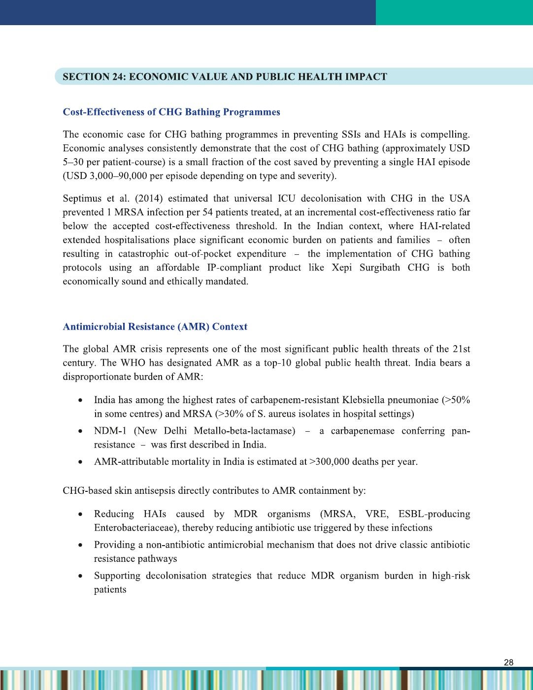 XEPI Surgibath CHG monograph - page 31